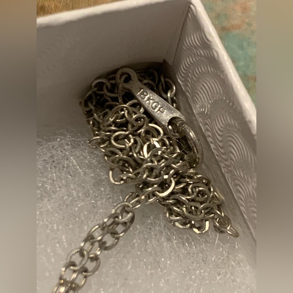 Purple Crystal Heart Necklace 18k Gold Plated - Picture 2 of 2